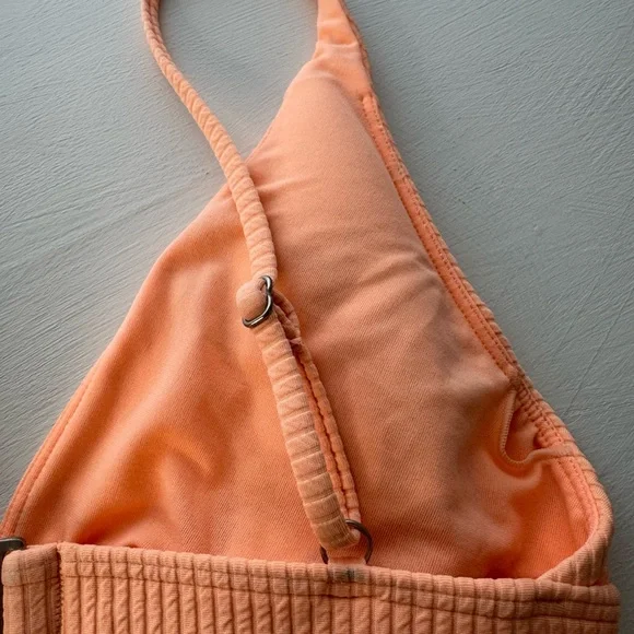 Billabong Peach Ribbed Swimwear - Picture 7 of 10